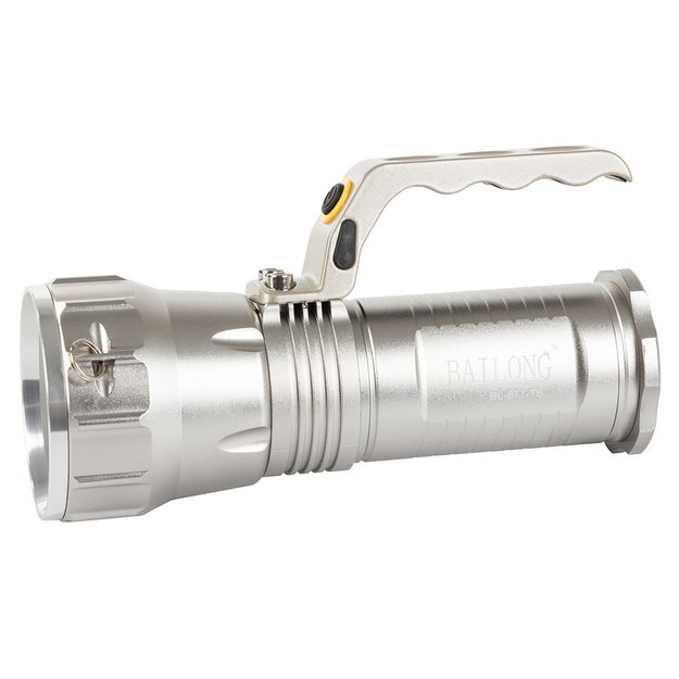 Handheld rechargeable flashlight 3x18650