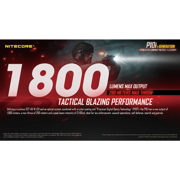 Nitecore P10i žibintuvėlis