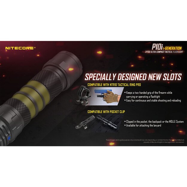 Nitecore P10i žibintuvėlis