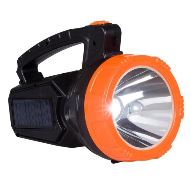 Įkraunamas 1,6 W LED žibintuvėlis su saulės energijos įkrovimu ir 2,8 W šoniniu žibintu LB0168 LIBOX