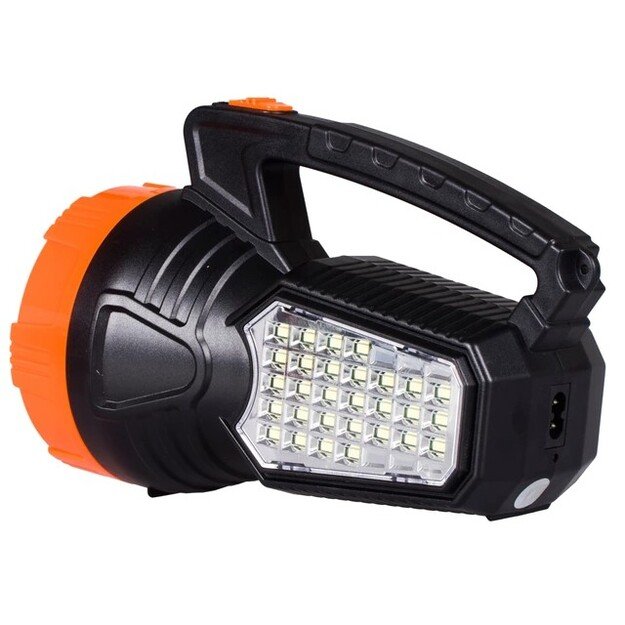 Įkraunamas 1,6 W LED žibintuvėlis su saulės energijos įkrovimu ir 2,8 W šoniniu žibintu LB0168 LIBOX