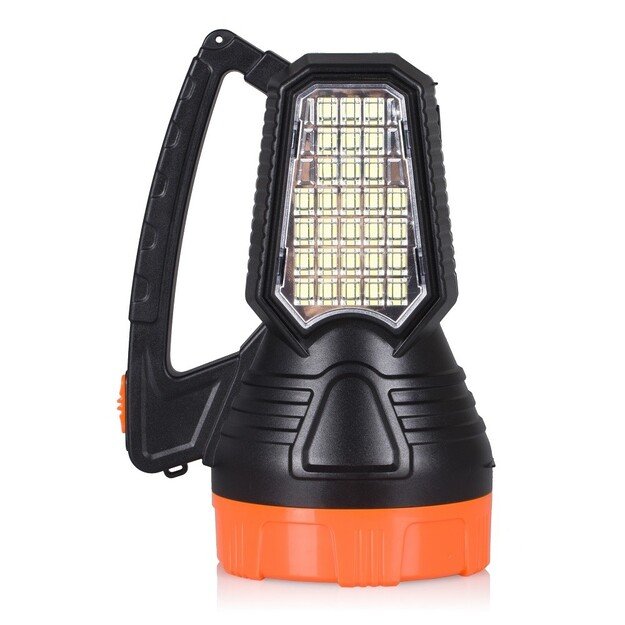 Įkraunamas 1,6 W LED žibintuvėlis su saulės energijos įkrovimu ir 2,8 W šoniniu žibintu LB0168 LIBOX