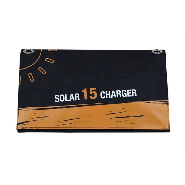 Портативная мобильная солнечная панель 15 Вт