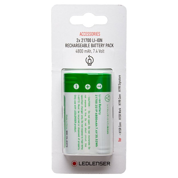 Ledlenser akumuliatorius Li-Ion 2x21700 (H15R ir H19R)