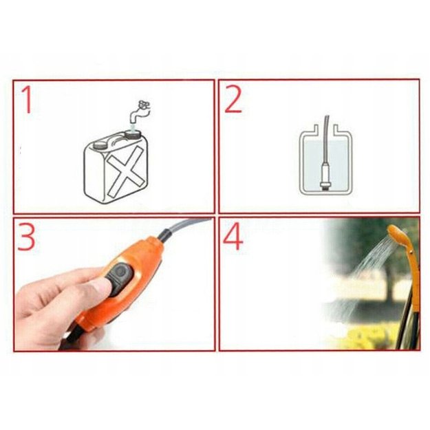 12V Portable Car Shower for Camping