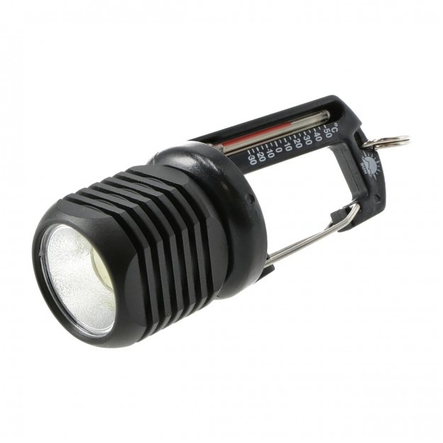 Sun Co. TempaTorch raktų pakabukas, karabinas su termometru ir žibintuvėliu