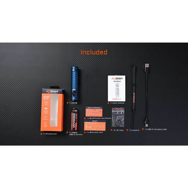 AceBeam EC20 SFT-25R HI žibintuvėlis