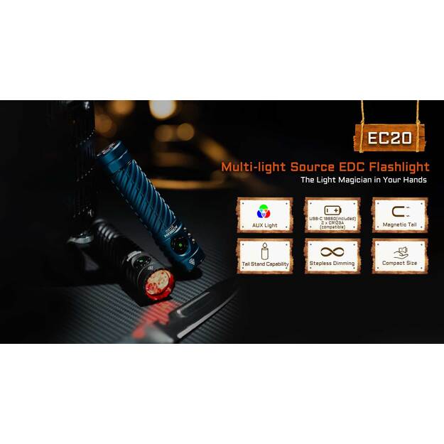 AceBeam EC20 SFT-25R HI žibintuvėlis