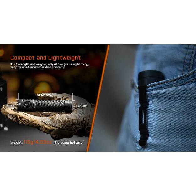 AceBeam EC20 SFT-25R HI žibintuvėlis