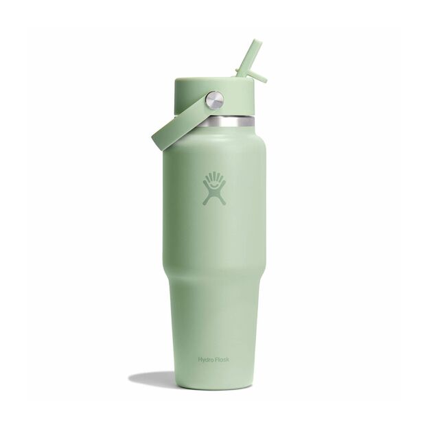 Дорожная бутылка Hydro Flask с широким горлом и трубочкой, 946 мл, Aloe WT32CFS338