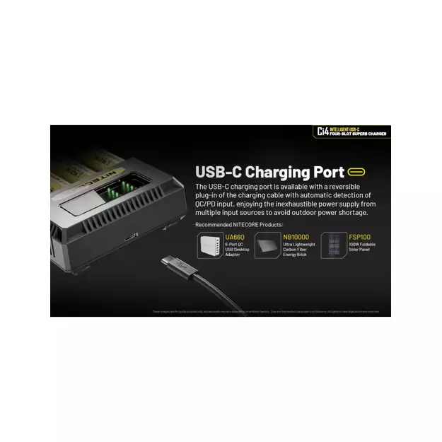 Nitecore Ci4 four-slot charger