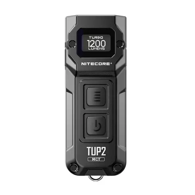 Nitecore TUP2 žibintuvėlis 1200 lm, MCT, OLED Juodas
