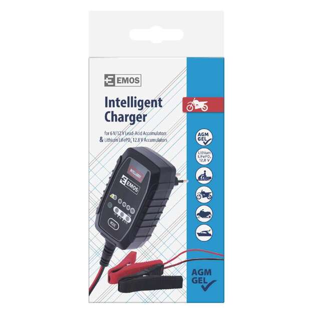 Automatinis akumuliatorių įkroviklis 6/12V 1.2-30Ah 0.8A 