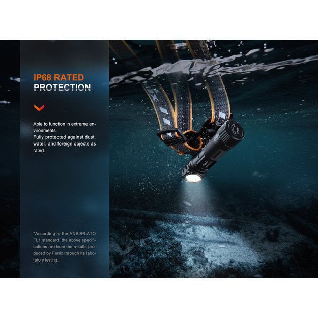 Fenix ​​HM61R Amber V2.0 žibintuvėlis