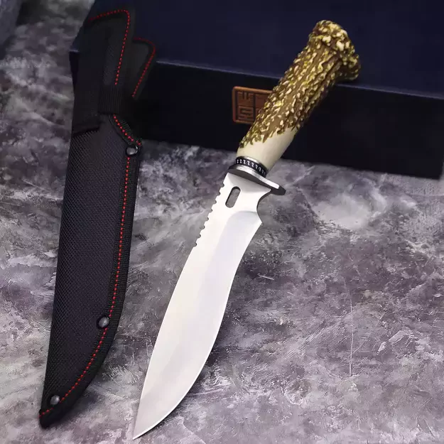 Medžioklinis peilis 30cm, su dėklu