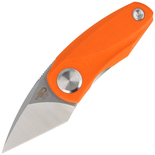 Bestech Tulip Orange sulenkiamas peiliukas G10, Satin / Stonewashed 14C28N BG38C