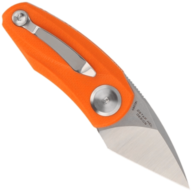 Bestech Tulip Orange sulenkiamas peiliukas G10, Satin / Stonewashed 14C28N BG38C