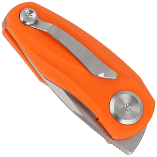 Bestech Tulip Orange sulenkiamas peiliukas G10, Satin / Stonewashed 14C28N BG38C