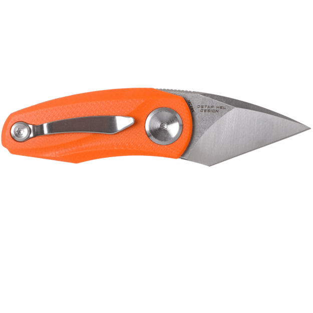 Bestech Tulip Orange sulenkiamas peiliukas G10, Satin / Stonewashed 14C28N BG38C