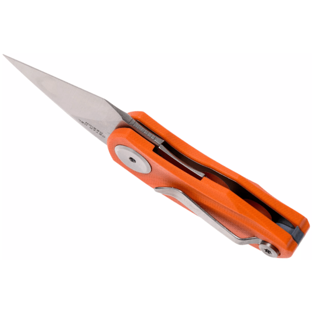 Bestech Tulip Orange sulenkiamas peiliukas G10, Satin / Stonewashed 14C28N BG38C