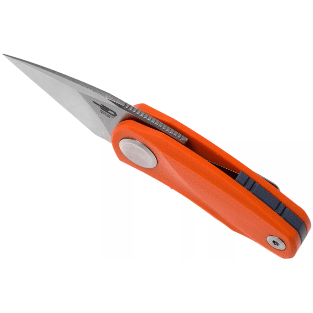 Bestech Tulip Orange sulenkiamas peiliukas G10, Satin / Stonewashed 14C28N BG38C