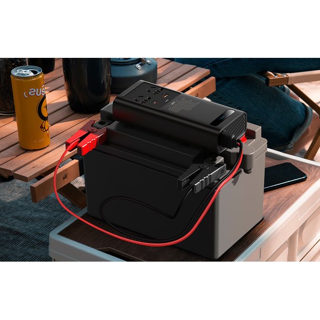 IGBT Inverter converter 300W 220V CN/EU, Baseus, Black