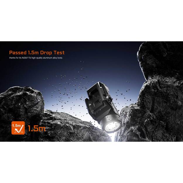 Acebeam G10 žibintuvėlis ant ginklo