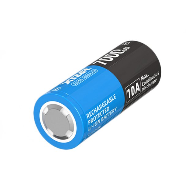 XTAR 26650 - 7000mAh, 3.6 V - 3.7 V lithium-ion battery, protected by PCB, maximum output 10 A