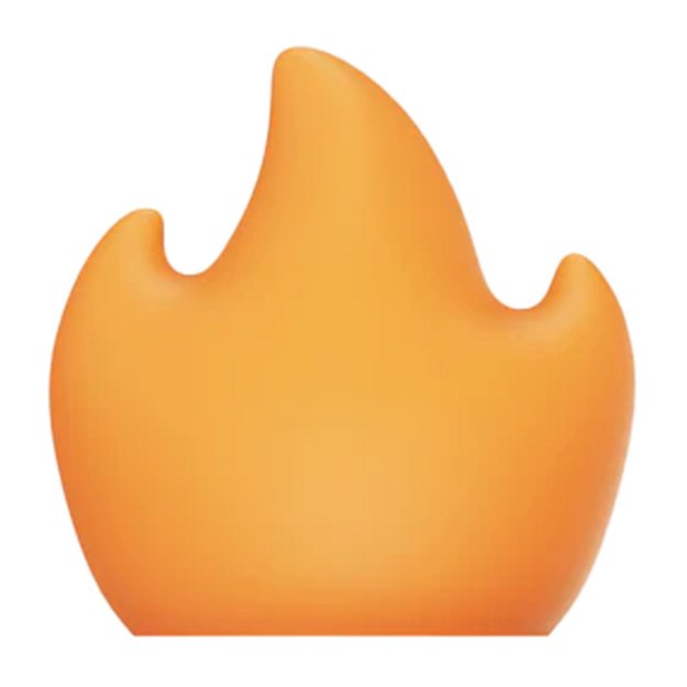 Flame lampshade for the Flextail Tiny Pump 2X lamp (orange)