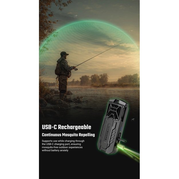 Nitecore EMR16 – mosquito repellent with integrated battery