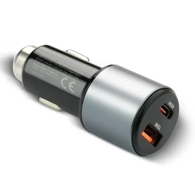 everActive CC-60Q automobilinis įkroviklis su USB QC3.0 ir USB-C PD 83W