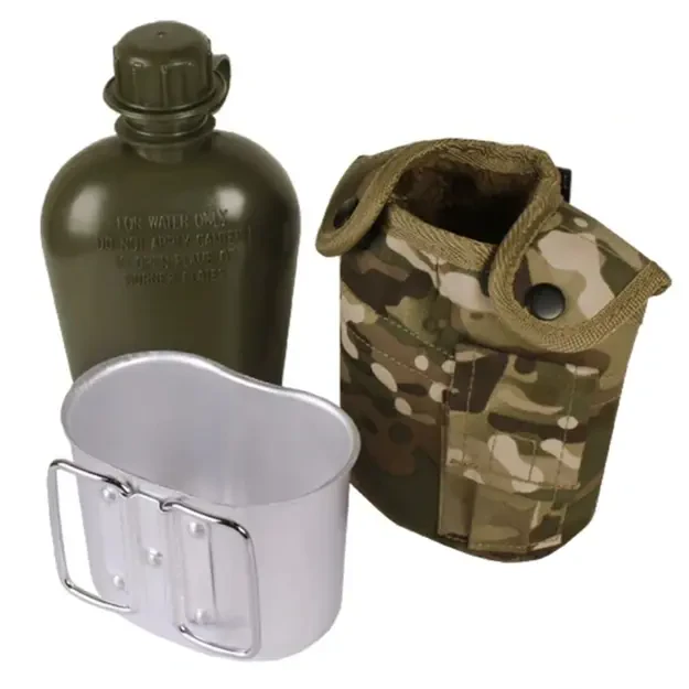 1L Canteen Set with Pouch and Cup
