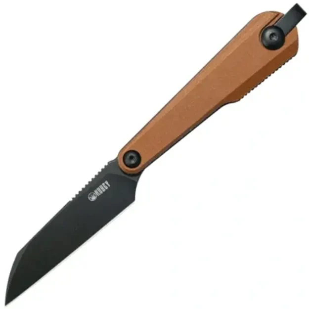 Kubey YAG WH peilis Micarta, Blackwashed 14C28N by Ostap Hel (KU450C)