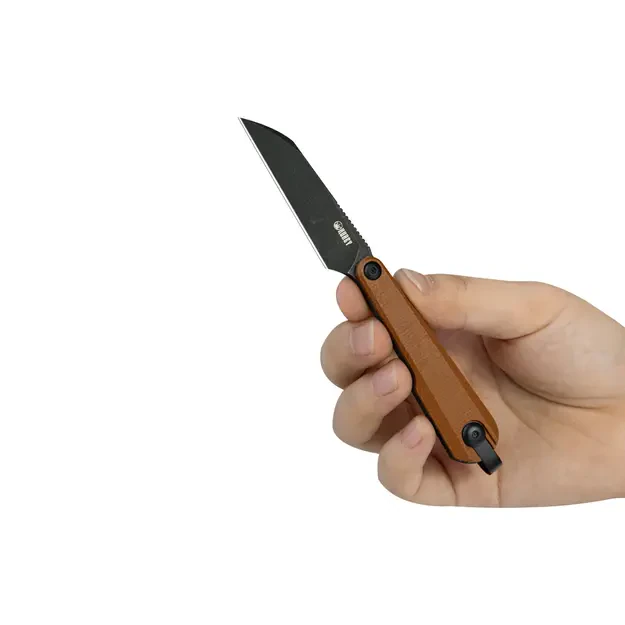 Kubey YAG WH peilis Micarta, Blackwashed 14C28N by Ostap Hel (KU450C)