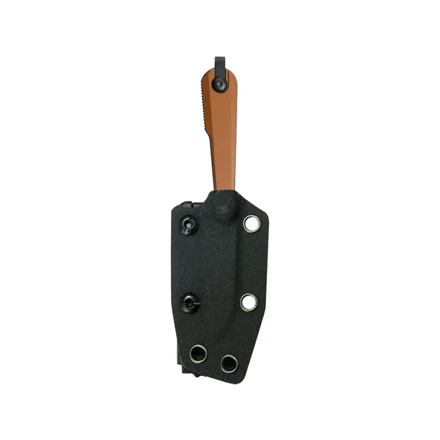 Kubey YAG WH peilis Micarta, Blackwashed 14C28N by Ostap Hel (KU450C)