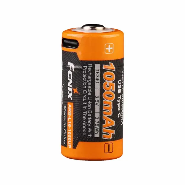 Аккумулятор Fenix ARB-L16-1050UP Li-ion с защитой 16340 CR123A