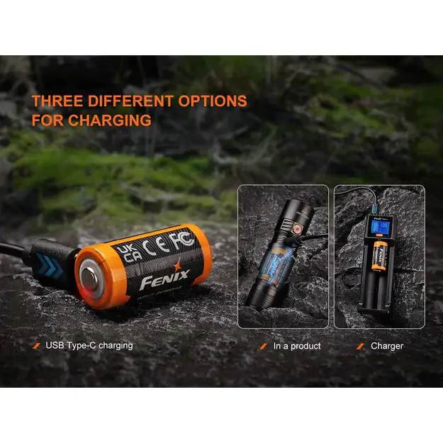 Аккумулятор Fenix ARB-L16-1050UP Li-ion с защитой 16340 CR123A