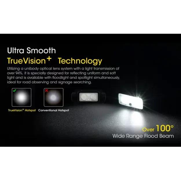 Nitecore NU40 žibintuvėlis 1000 lm