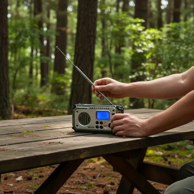 Vayox VA0440 Emergency Radio with Power Bank and Bluetooth
