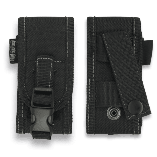 Barbaric Force Knife Sheath / MOLLE Pouch, Black Nylon, 100-120 mm (34498)