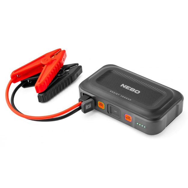 Пусковое устройство и фонарь NEBO Jumpstarter Assist 1000XP, 12В 1000А