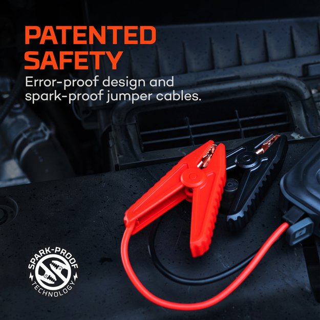 Пусковое устройство и фонарь NEBO Jumpstarter Assist 1000XP, 12В 1000А