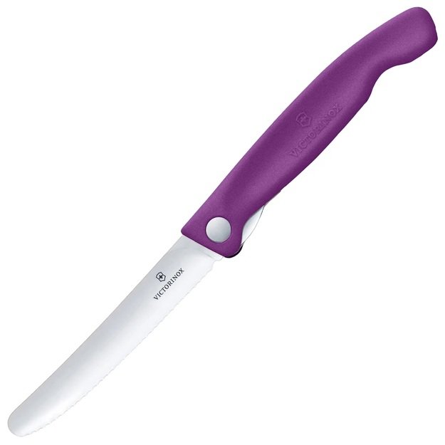 Складной кухонный нож Victorinox Picnic Swiss Classic, Purple 6.7835.FC1