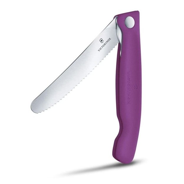 Складной кухонный нож Victorinox Picnic Swiss Classic, Purple 6.7835.FC1