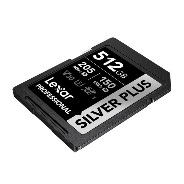 Lexar Professional SILVER PLUS SDXC 512GB memory card