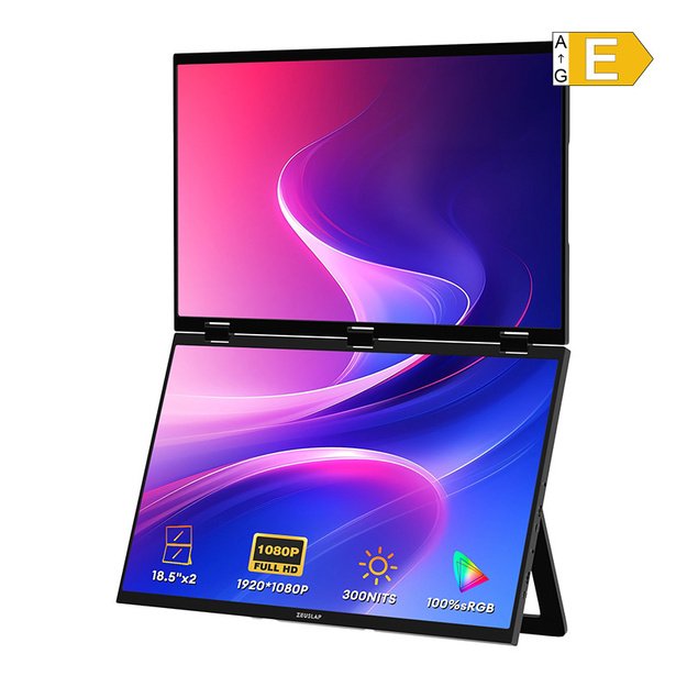 ZEUSLAP Z18W Dual 18  Portable Monitor