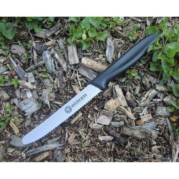 Boker dantytas peilis duonai Juoda 03BO002