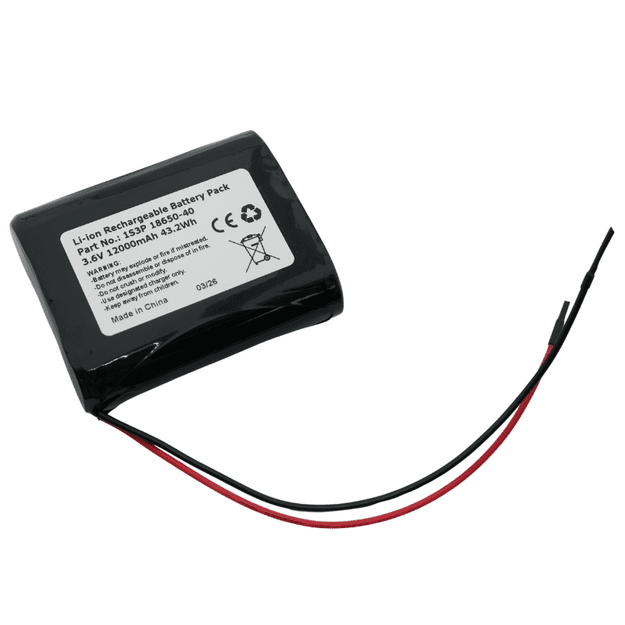 Keeppower 1S3P - 18650 - 12000mAh - 3,6 V - 3,7 V ličio jonų akumuliatorių blokas su BMS apsauga ir kabelio jungtimi