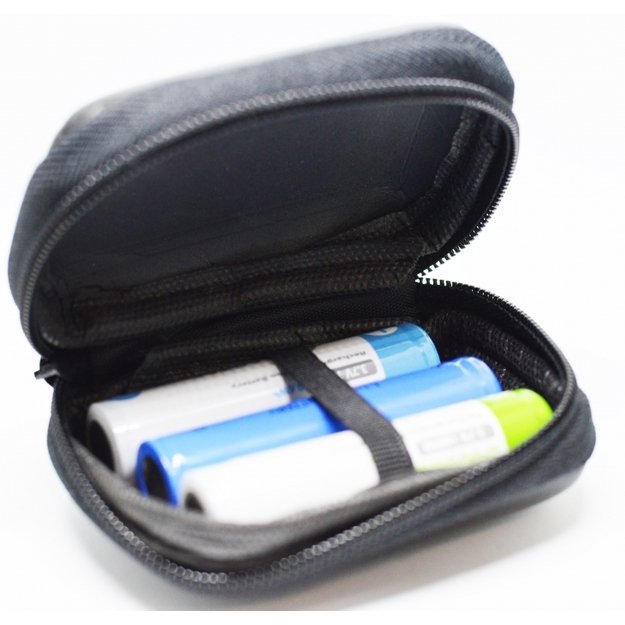 Baterijų dėklas su užtrauktuku