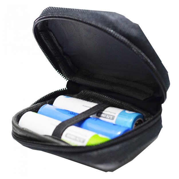 Baterijų dėklas su užtrauktuku